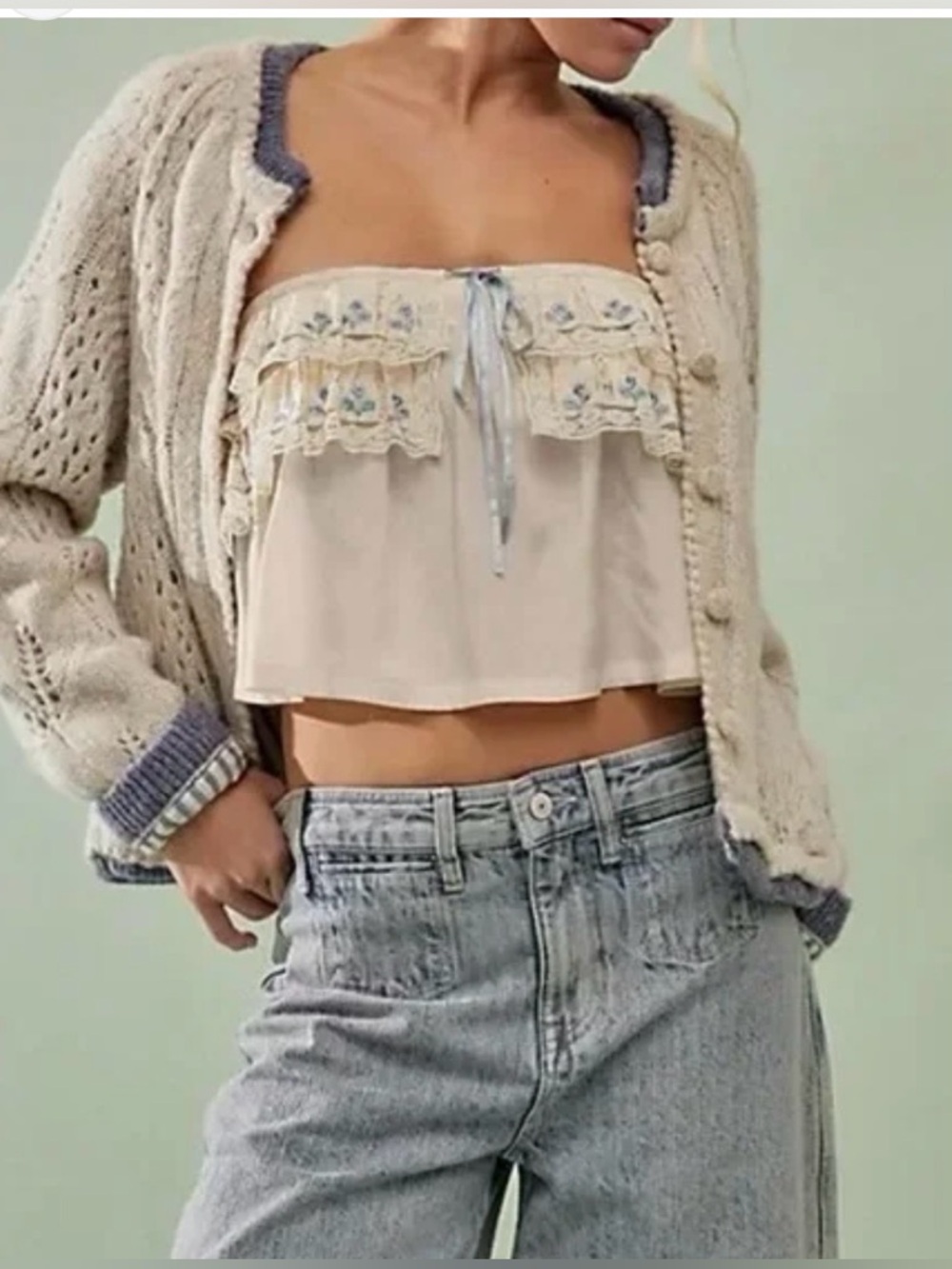 Free People Talia Embroidered Tube Top - Picture 3 of 8